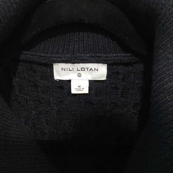 Nili Lotan x Target cable knit half-zip sweater - Picture 2 of 6